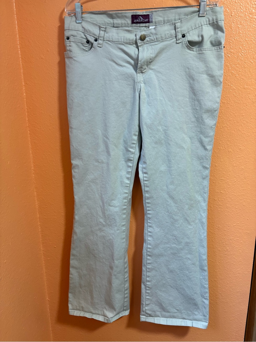 Jordache Y2K khaki low rise straight leg jeans
